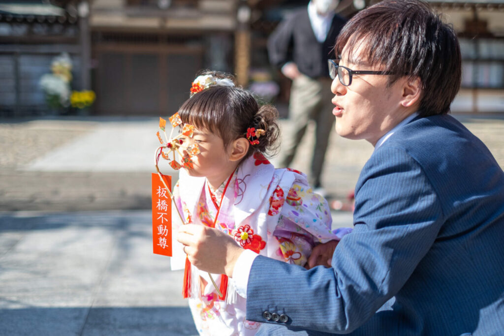 板橋不動尊の七五三授与品